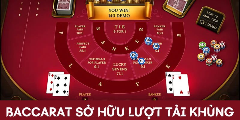 Baccarat game app sở hữu lượt tải khủng